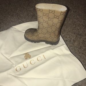 Little Girls Gucci Rainboots